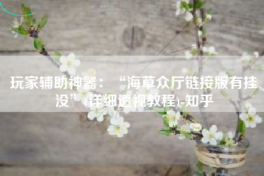 玩家辅助神器：“海草众厅链接版有挂没	”(详细透视教程)-知乎