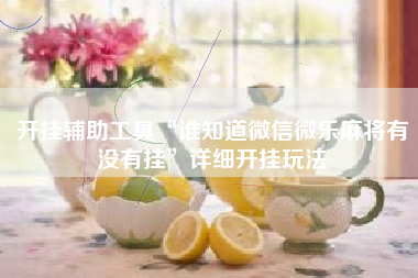 开挂辅助工具“谁知道微信微乐麻将有没有挂”详细开挂玩法